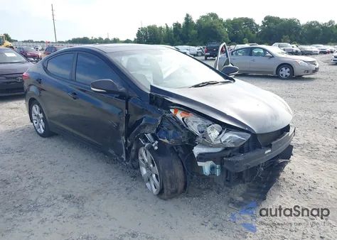 2013 Hyundai Elantra Gls/Limited из США, поврежденный, VIN 5NPDH4AE4DH173685